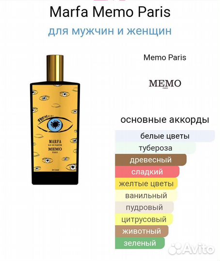 Memo Marfa, 100ml