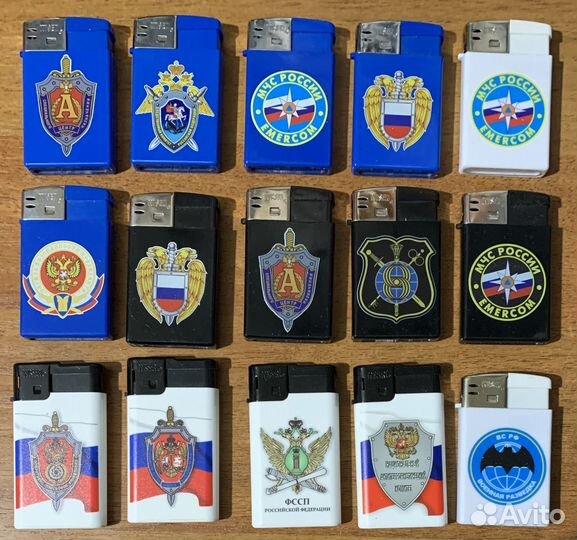 Зажигалки с ведомственной символикой