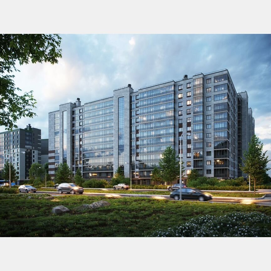 Квартира-студия, 23,3 м², 12/12 эт.