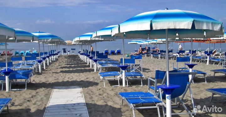 Пляжный зонт на центральной опоре от производителя