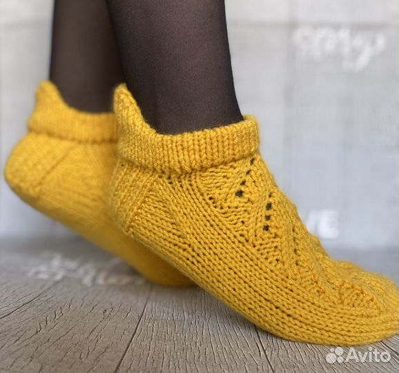 Вязаные носочки