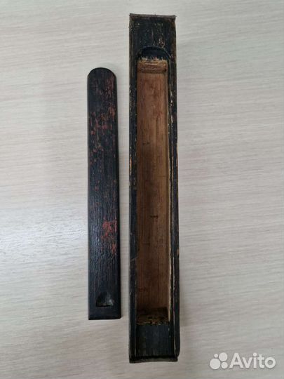 Футляр для опасной бритвы с ремнем для правки