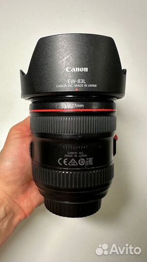 Объектив Canon EF 24-70mm f/4L IS USM