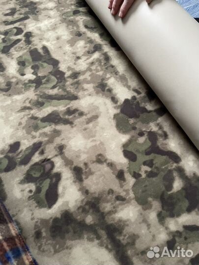 Ткань оксфорд 900d цвет A-tacs мох рулон