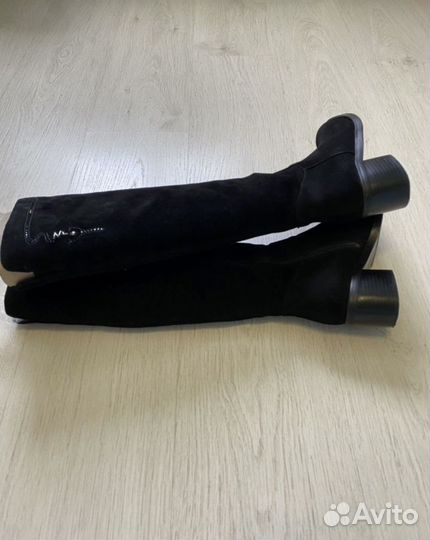 Сапоги замшевые демисезонные натуралки р 36