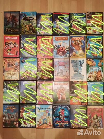 Двд диски. Фильмы и мультфильмы