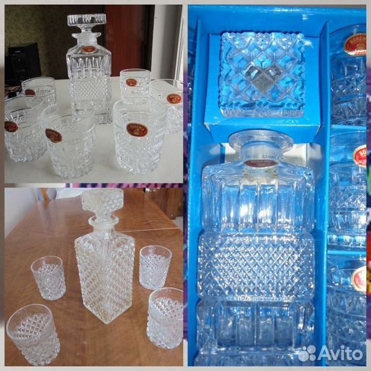 Whisky SET (bohemia и СССР)