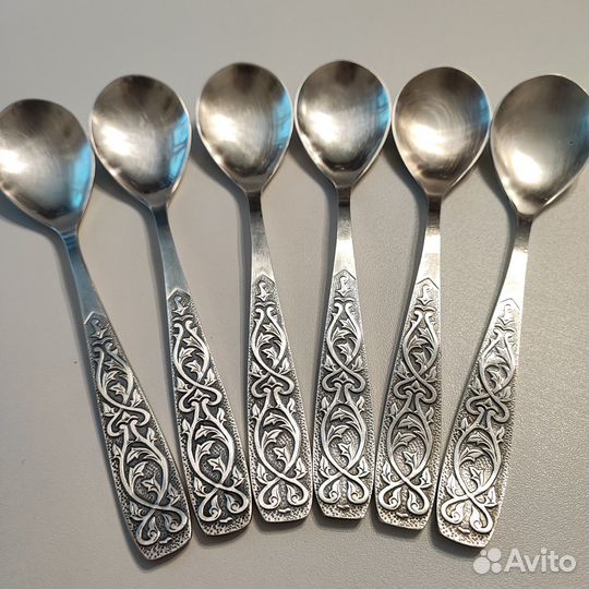 Десертные ложки мнц Режевский механический завод