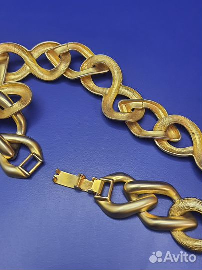 Винтажная массивная цепочка-ожерелье времен СССР