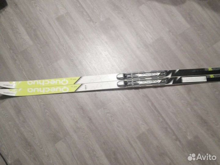 Беговые лыжи-160 см ботинки-35