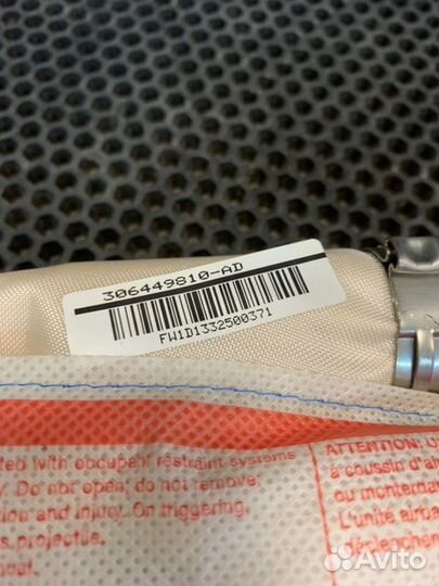 Подушка безопасности боковая правая Bmw 520I F10