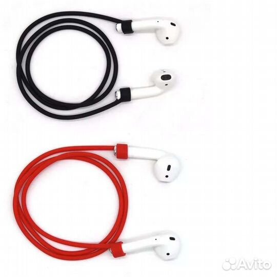 Силиконовый шнурок для наушников. Защита от утери