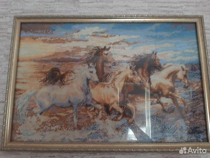 Картина бисером ручная работа