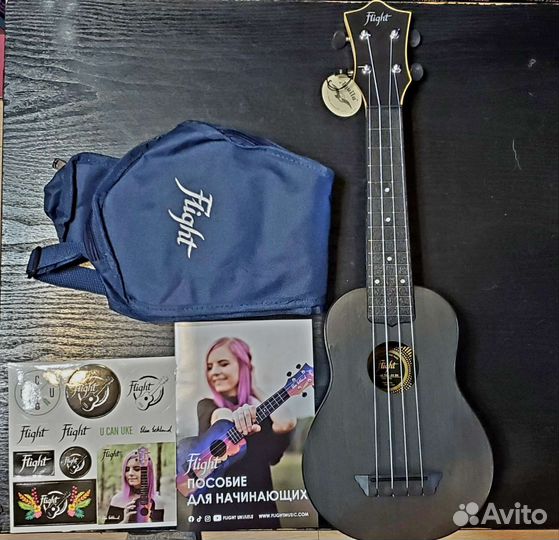 Flight TUS-35 BK/ Укулеле сопрано/ Новый
