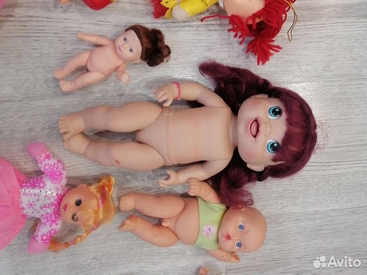 Куклы пупсы пакетом