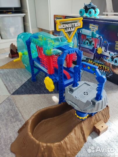 Hot Wheels monster wash автомойка