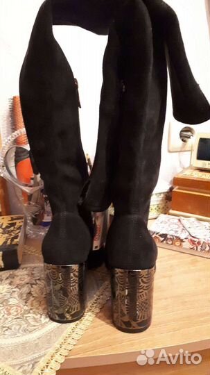 Сапоги ботфорты новые