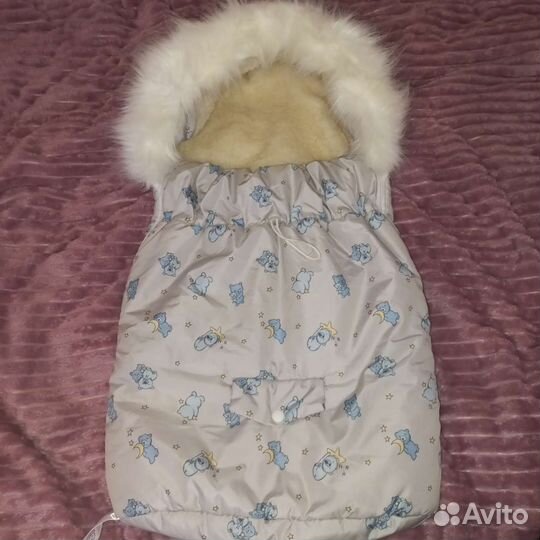 Конверт на выписку из овчины