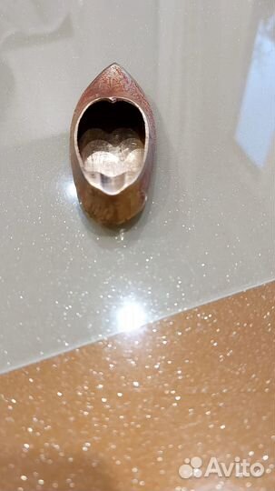 Пепельница в виде туфельки (Индия, 1970-е гг.)