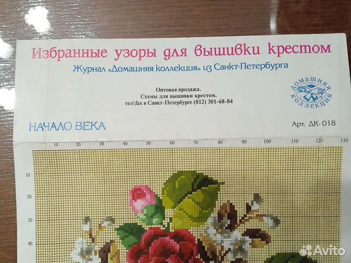 Цветная схема вышивки крестом