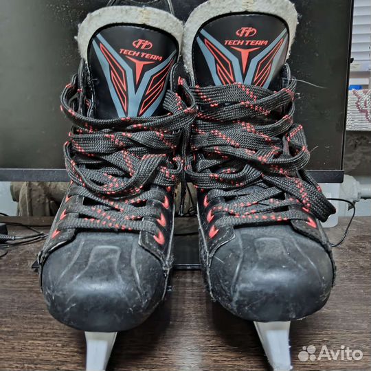 Коньки хоккейные tech team gravity 41 размер