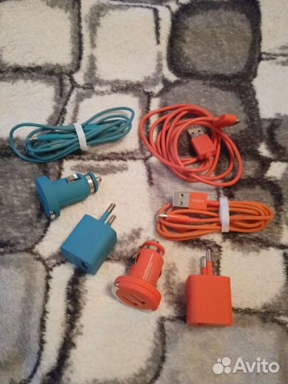 Aux и переходник на 3,5 мм + разъёмы от iPhone