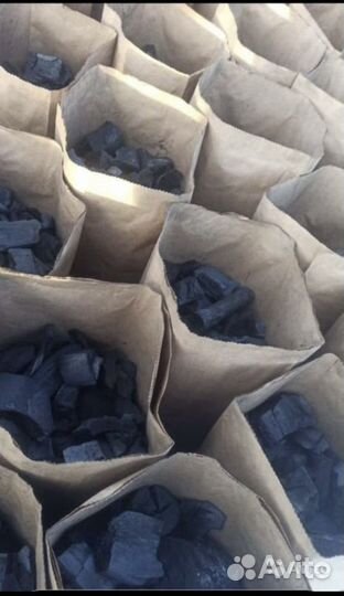 Древесный уголь,100 береза