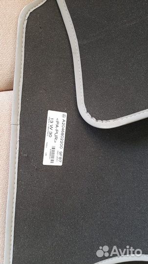 Коврики тканевые на mercedes