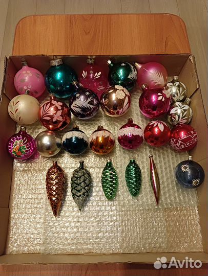 Елочные игрушки СССР