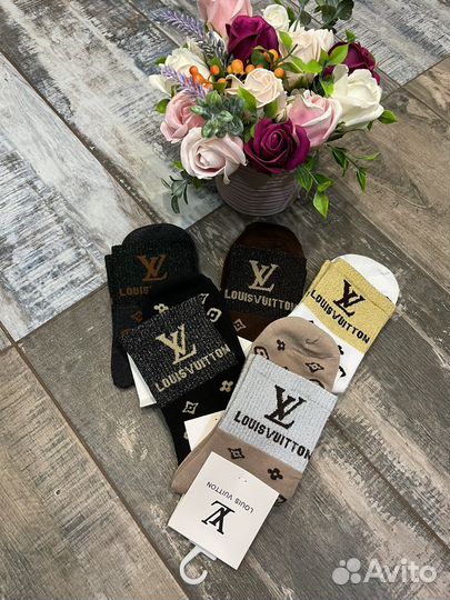 Носочки женские Louis Vuitton 5 пар комплект