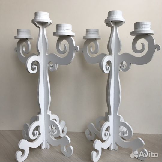 Подсвечник деревянный