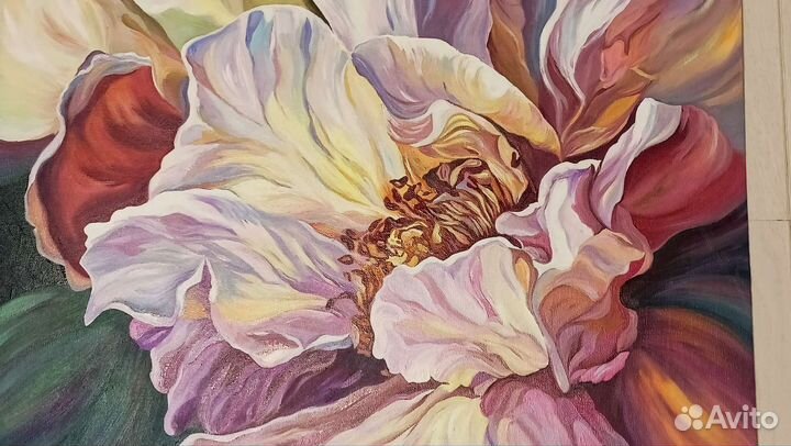 Картина маслом цветы