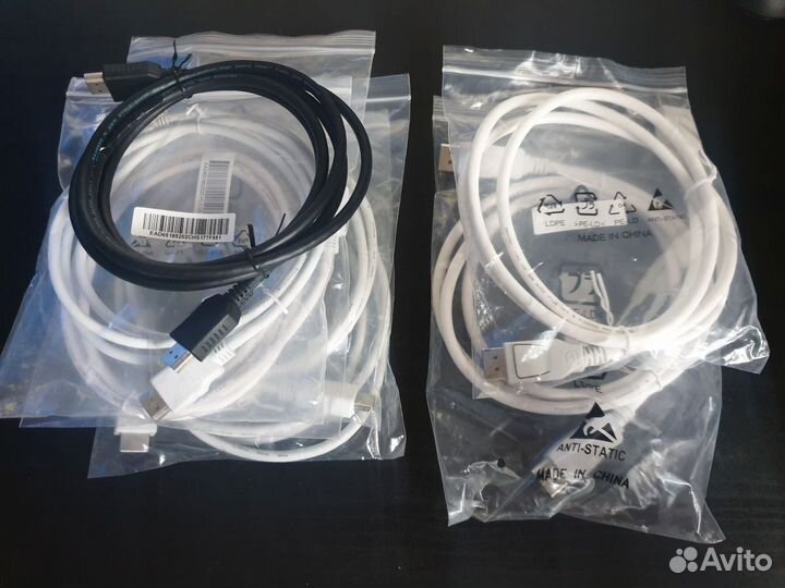 Кабели hdmi, DP-VGA, VGA, USB, Ethernet, SLI