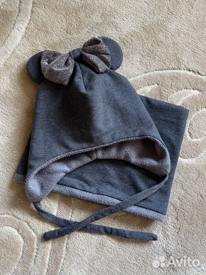 Шапка и снуд для девочки (комплект/набор)