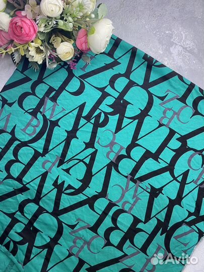 Ткань трикотаж кулирка с набивкой