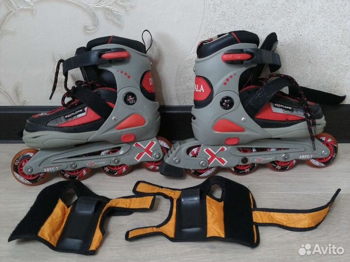 Роликовые коньки детские раздвижные