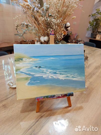 Картина маслом Море Евпатория