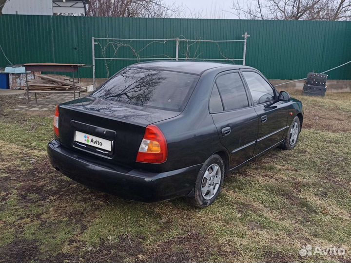 Hyundai Accent 1.5 МТ, 2007, 331 000 км