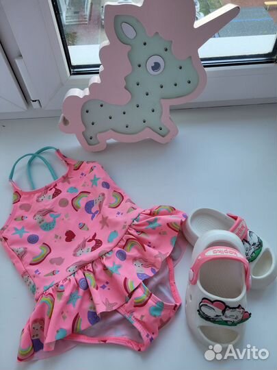 Купальник и Сабо для девочки