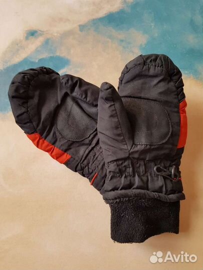 Варежки краги детские на 4-7 лет