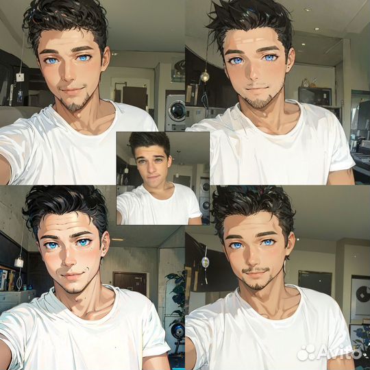 Арт по фото через нейросеть