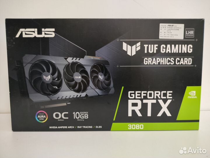 Rtx 3080 10Gb (Asus Tuf Gaming, Galax Metaltop)