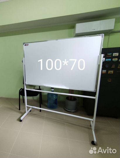 Доска магнитно маркерная Флипчарт 100*70см