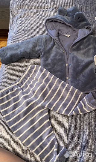 Двойка теплая 80-86