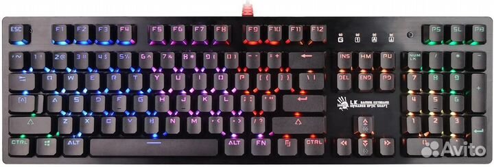 Механическая клавиатура A4Tech Bloody B820R Red S