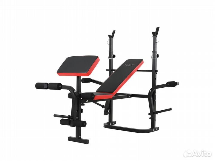 Скамья силовая со стойками unix Fit bench 120P