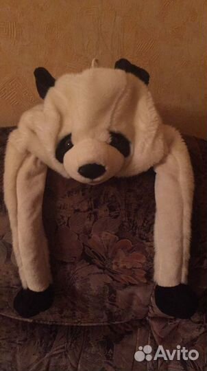 Панда шапка