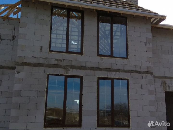 Остекление домов, коттеджей под ключ