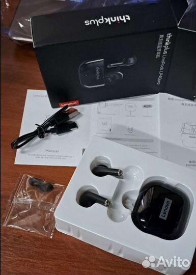 Беспроводные наушники lenovo lp40pro