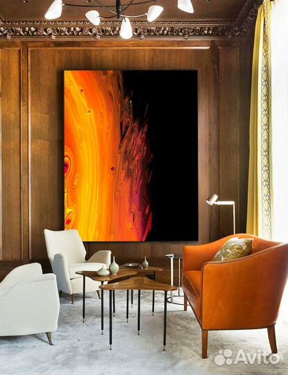 Интерьерная картина. Стильная большая